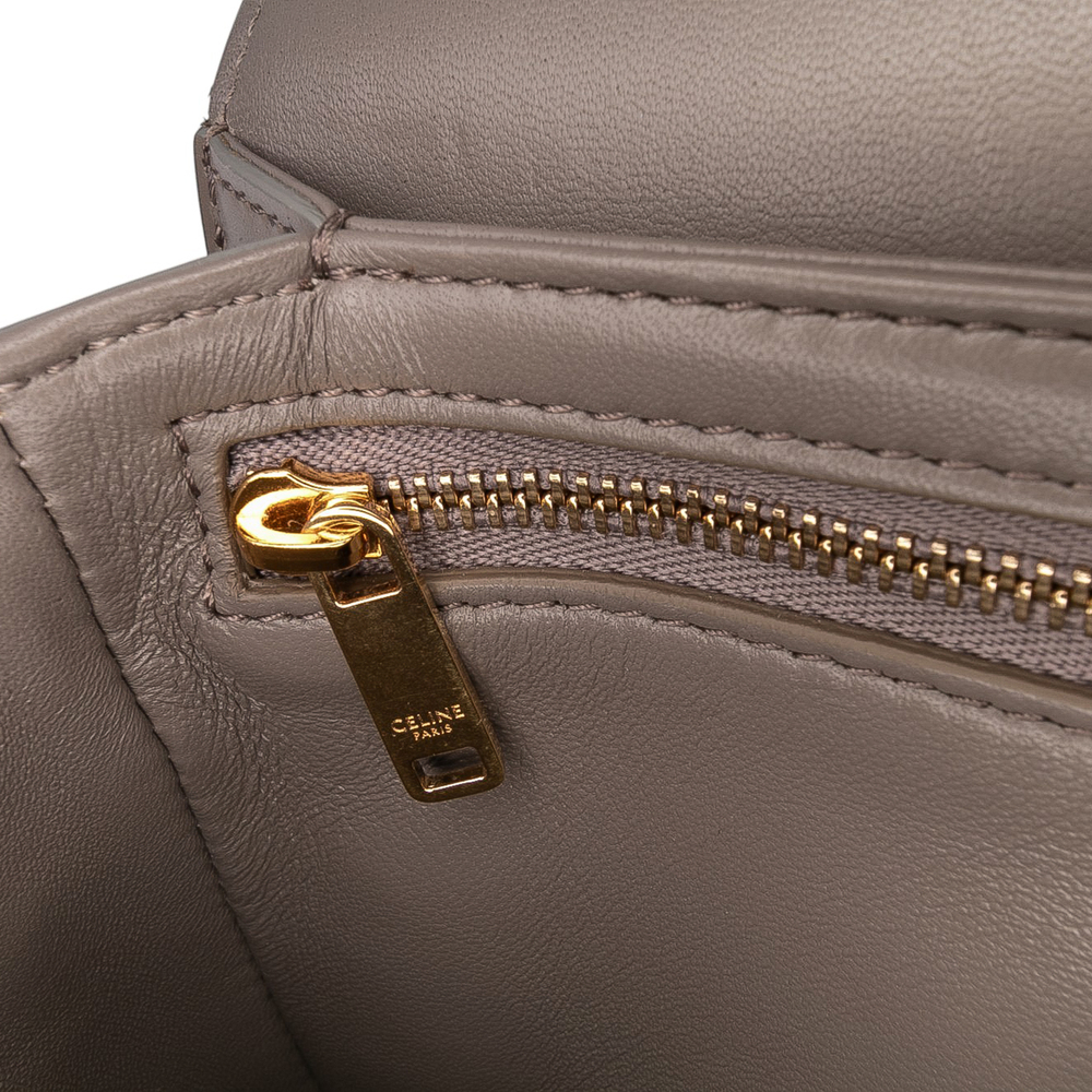 Pre-Loved Celine Teen Shiny Calfskin Triomphe Crossbody - Picture 7 of 12